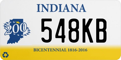 IN license plate 548KB