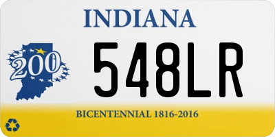 IN license plate 548LR