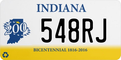 IN license plate 548RJ