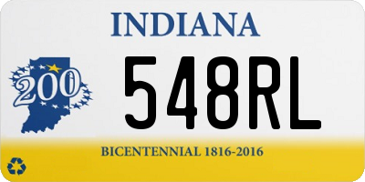 IN license plate 548RL