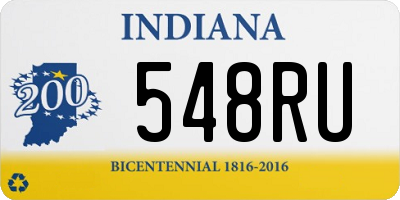 IN license plate 548RU