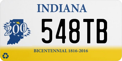 IN license plate 548TB