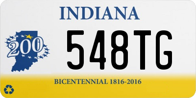 IN license plate 548TG