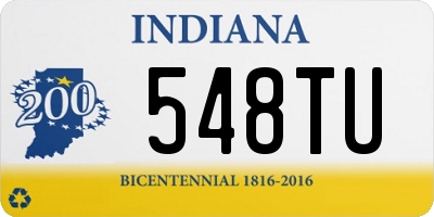 IN license plate 548TU