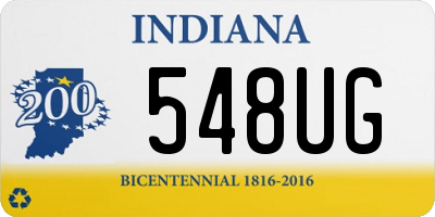 IN license plate 548UG