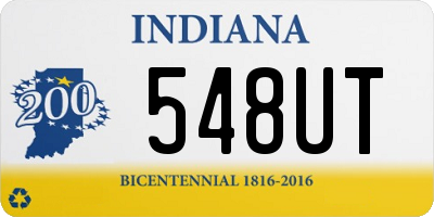 IN license plate 548UT