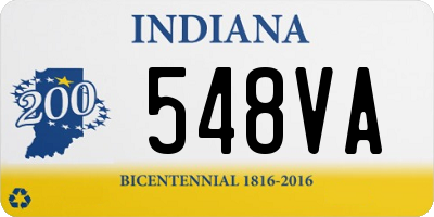 IN license plate 548VA