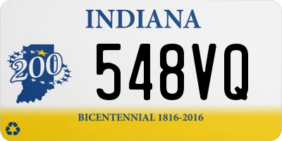 IN license plate 548VQ