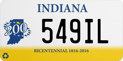 IN license plate 549IL