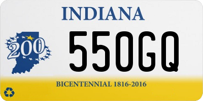 IN license plate 550GQ