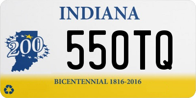 IN license plate 550TQ