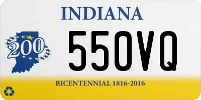 IN license plate 550VQ