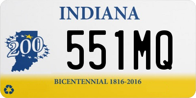 IN license plate 551MQ