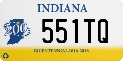 IN license plate 551TQ