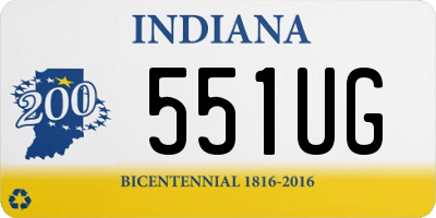 IN license plate 551UG