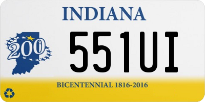 IN license plate 551UI