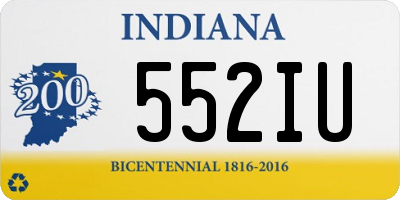 IN license plate 552IU