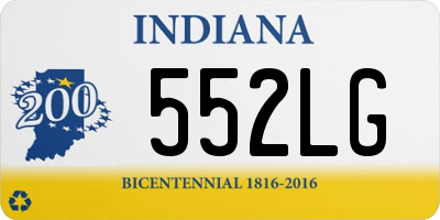 IN license plate 552LG