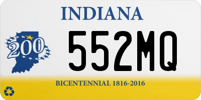 IN license plate 552MQ