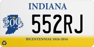 IN license plate 552RJ