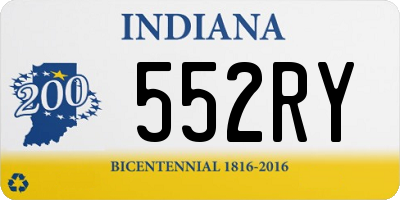 IN license plate 552RY