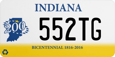 IN license plate 552TG