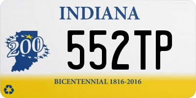 IN license plate 552TP