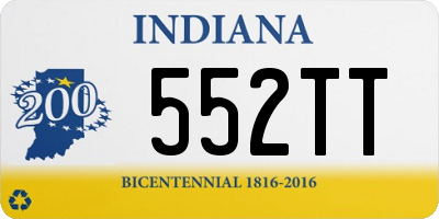 IN license plate 552TT