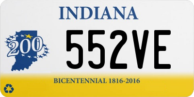 IN license plate 552VE