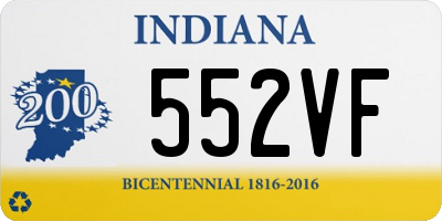 IN license plate 552VF