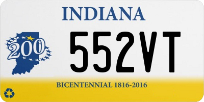 IN license plate 552VT