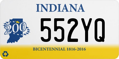 IN license plate 552YQ