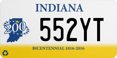 IN license plate 552YT