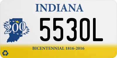 IN license plate 553OL