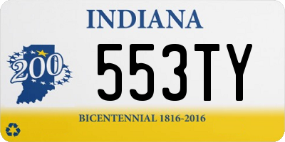 IN license plate 553TY