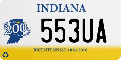 IN license plate 553UA