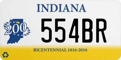 IN license plate 554BR