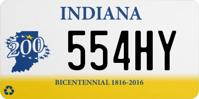 IN license plate 554HY