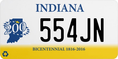 IN license plate 554JN