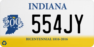 IN license plate 554JY