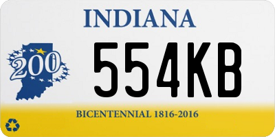 IN license plate 554KB