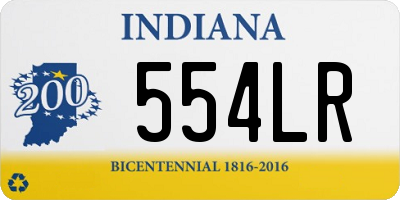 IN license plate 554LR