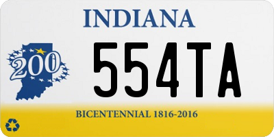 IN license plate 554TA