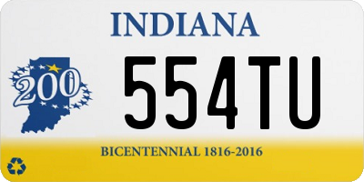 IN license plate 554TU