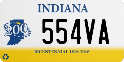 IN license plate 554VA