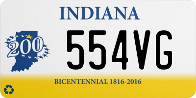 IN license plate 554VG