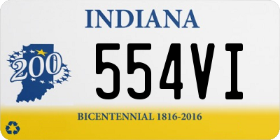 IN license plate 554VI