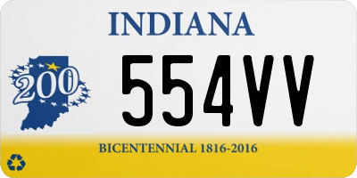 IN license plate 554VV