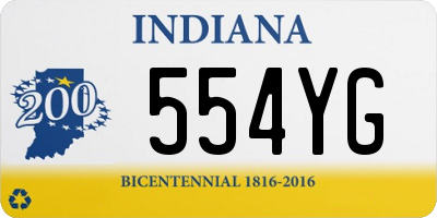 IN license plate 554YG