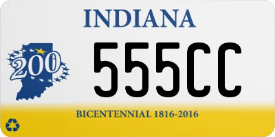 IN license plate 555CC